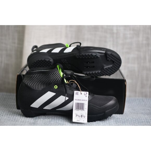 New! Size: 7.5 Men/8.5 Women | Adidas The Gravel Cycling Black/White/Lime|HQ9034 main image 7